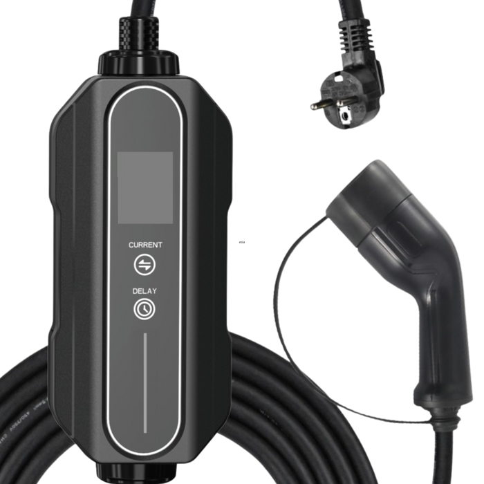 Nordic Plug Latauslaitteet ToGo Mini - Kannettava sähköauton latauslaite pistorasiaan, 6-16A säädettävä