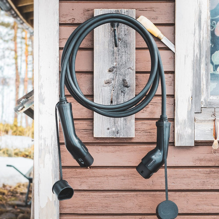 Nordic Plug Latauskaapelit A Cable -sähköauton Type-2 latauskaapeli, 22kW, 5m